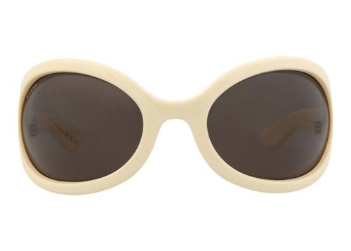 Gucci ShieldFrame Injection Sunglasses00310024 - White/Brown (Gg1381S/30014360