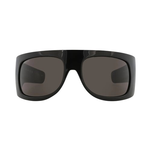 Gucci Shield Injection Sunglasses | Size Onesize - 004 Black Black Grey - GG1633S 004