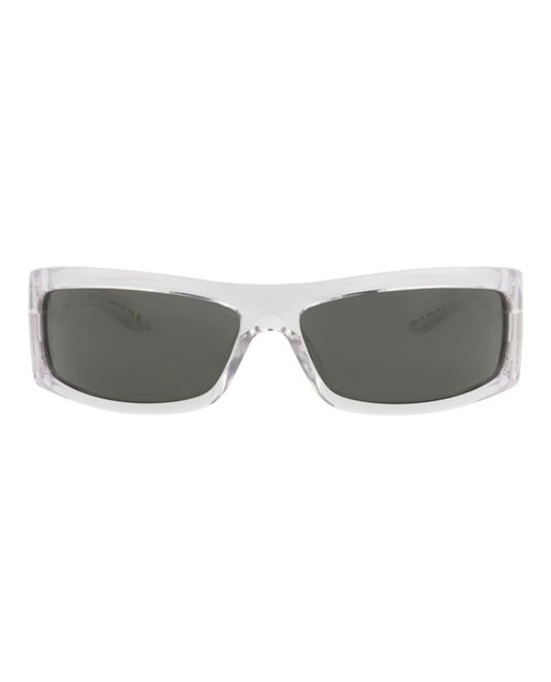 Gucci ShieldFrame Injection Sunglasses - Crystal Crystal Grey (Gg1492S/30014769/004)