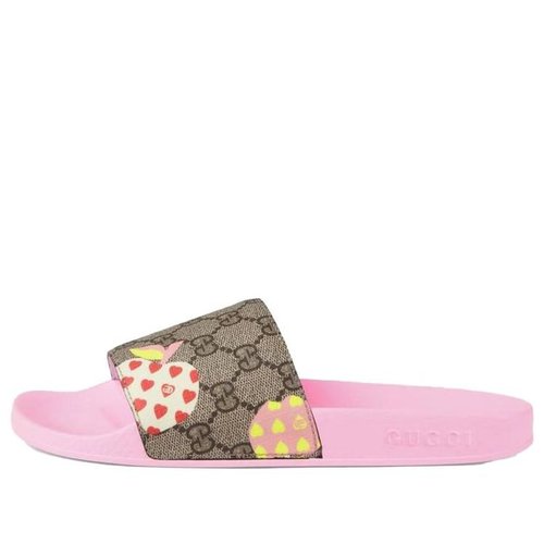 Gucci Slide Les Pommes Slide Sandal - Pink - 664213-22K00-8919