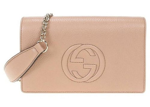 Gucci Soho Camelia Crossbody Bag - Beige