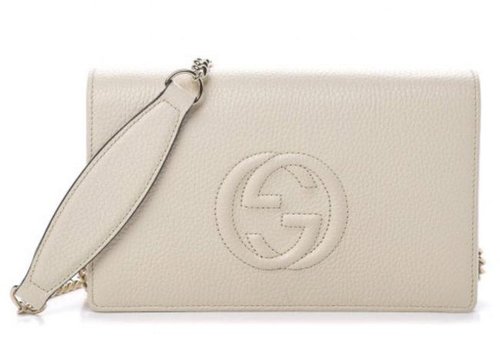 Gucci Soho Disco Wallet on Chain - Ivory