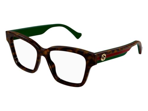 Gucci Square Eyeglasses - Havana (Gg1302O 006)