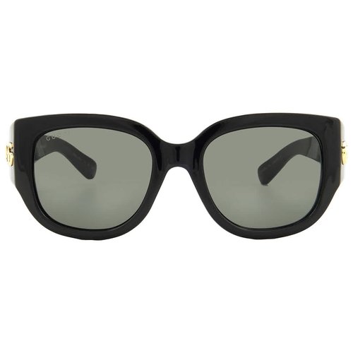 Gucci Square Ladies Sunglasses GG1599SA 001 52 - Black/Grey - GG1599-A 001-52 6