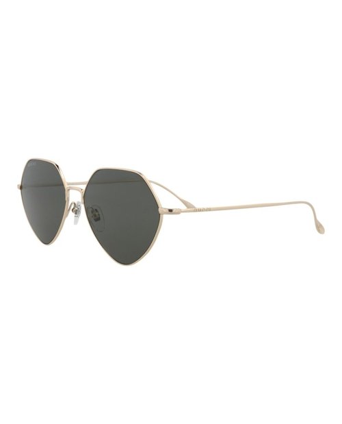 Gucci Square Rectangle Sunglasses/30013461001 - Gold/Grey (Gg1182S
