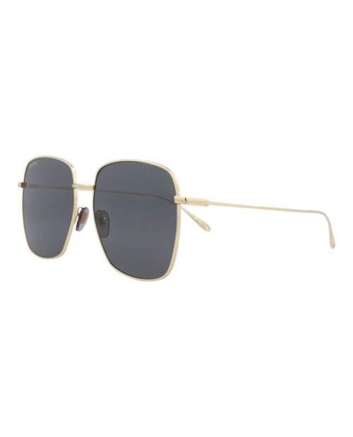 Gucci Square Rectangle Sunglasses - Gold Gold Grey (Gg1031S/30011783/009)