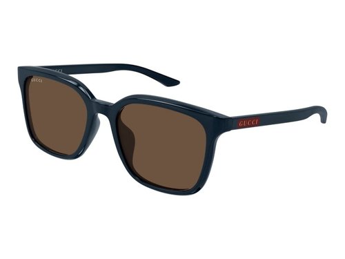 Gucci Square Sunglasses - Blue Blue Brown/Brown (Gg2080Sk/004)