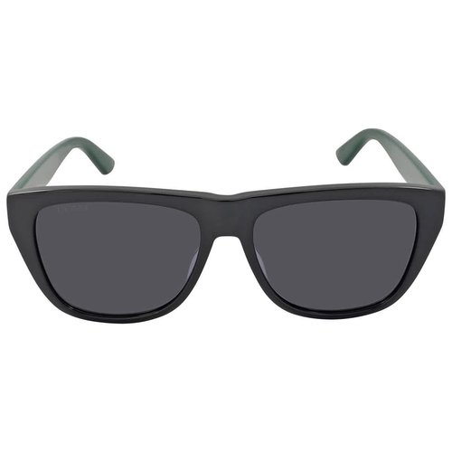Gucci Square Sunglasses GG0926S 001 57 - Black/Green/Grey - GG0926S 001 57 6.0000X5.0000X4.0000