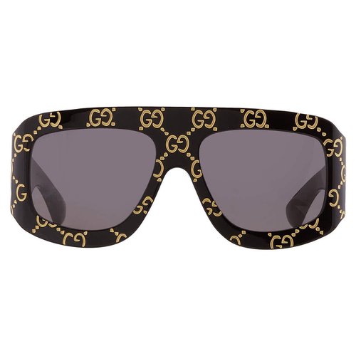 Gucci Square Sunglasses GG0983S 004 59 - Black/Grey - GG0983S 004 59 6.0000X5.0000X4.0000