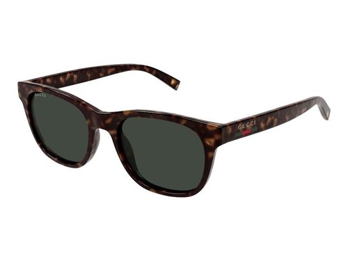 Gucci Square Sunglasses - Havana Havana Green/Green (Gg1985S/002)