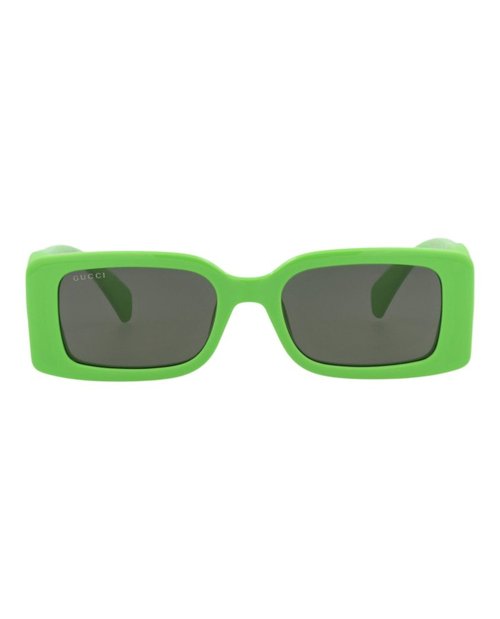 Gucci SquareFrame Injection Sunglasses - Green Green Grey (Gg1325S/30013843/009)