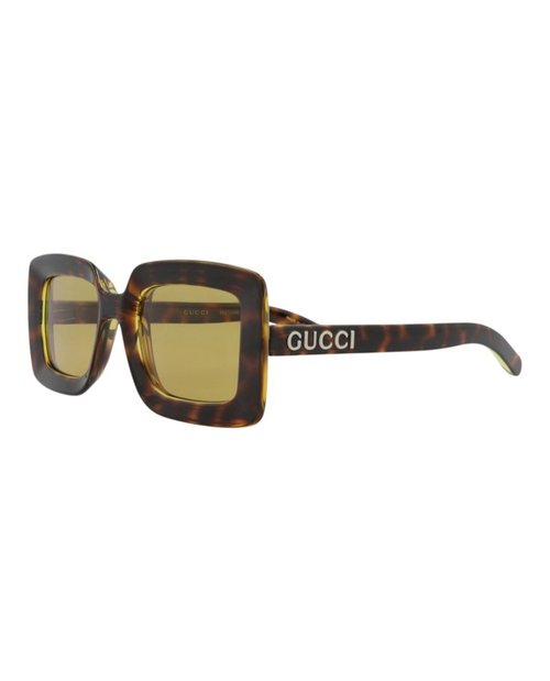 Gucci SquareFrame Injection Sunglasses - Havana Havana Brown (Gg1718S/30015507/002)