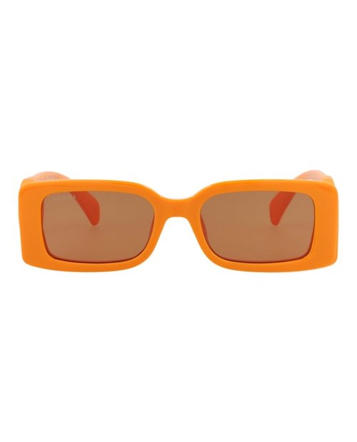 Gucci SquareFrame Injection Sunglasses - Orange Orange Brown (Gg1325S/30013843/008)