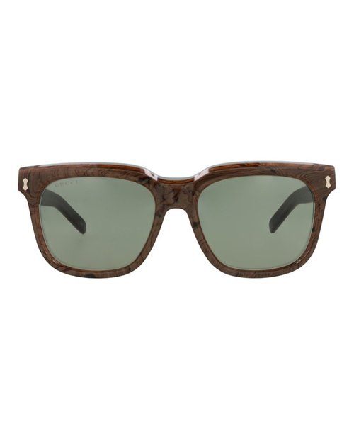 Gucci SquareFrame Recycled Acetate Sunglasses - Blue Blue Green (Gg1523S/30014802/003)