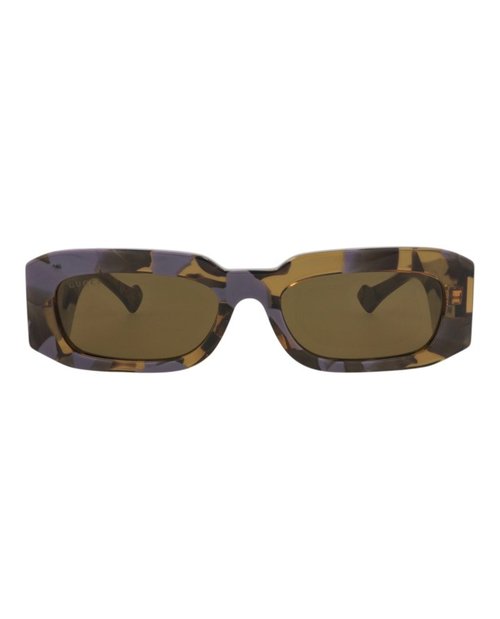 Gucci SquareFrame Recycled Acetate Sunglasses - Havana Havana Brown (Gg1426S/30014474/003)