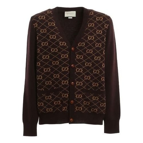 Gucci SS21 GG Jacquard Alphabet Pattern Knitwear - Colorblock - 630396-XKBFB-2100