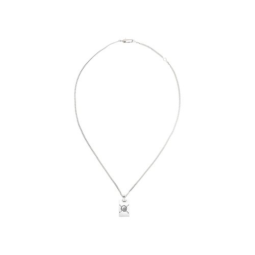 Gucci Sterling Ghost Tag Necklace - YBB455 315001