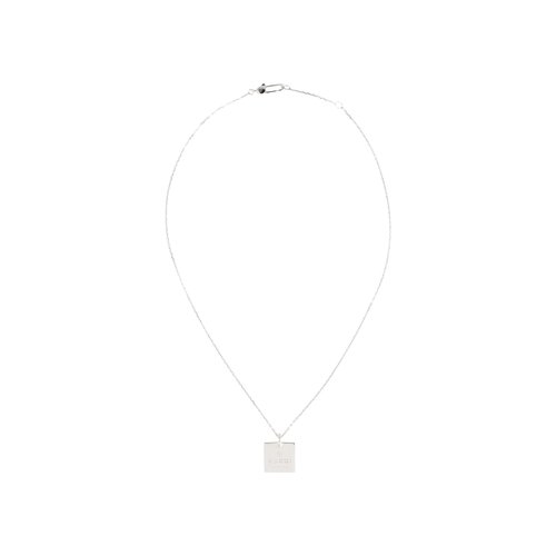 Gucci Sterling Logo Pendant Necklace - YBB223 869001