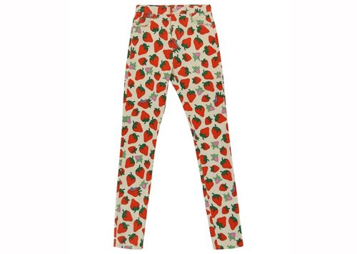Gucci Strawberry Skinny Pant - Ivory/Yellow - 502797-XDALS-9192
