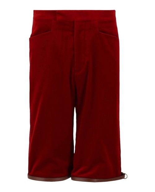 Gucci Stretch Velvet Shorts - Red - 675281-Z8ASR-6555