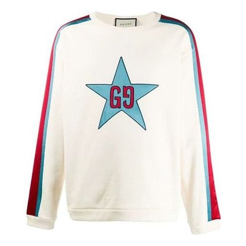 Gucci Sweat Street Style Long Sleeves Cotton Logo - White - 576065-XJBBQ-9761
