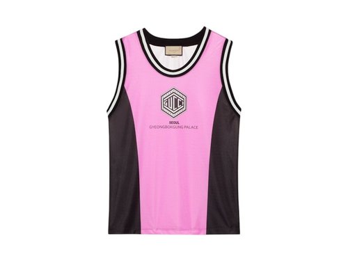 Gucci Technical Jersey Tank Top - Pink - 778020-XJGEK-5322
