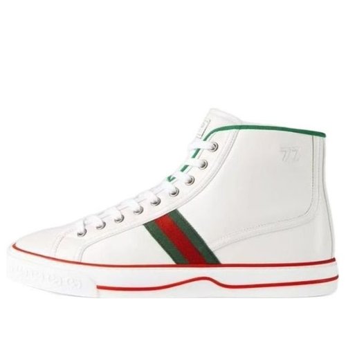 Gucci Tennis 1977 High - Great White/Green/Red - 644734-17L20-9071