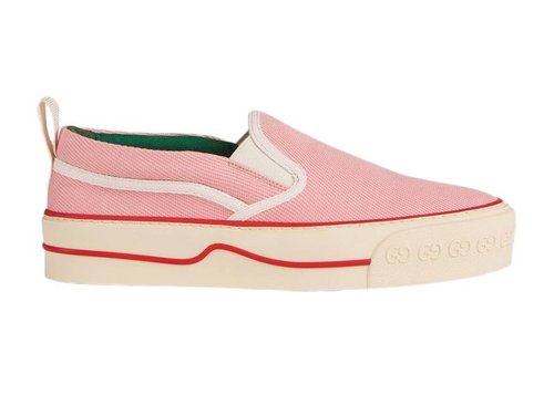 Gucci Tennis 1977 SlipOn - Pink/Ivory - 624733-GZO60-5875