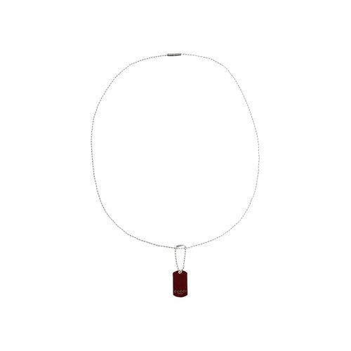 Gucci Trademark Enamel Dog Tag Necklace - YBB815 540001