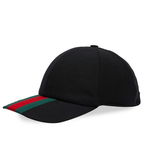 Gucci Web Baseball Cap - Black - 797225-4HBBS-1066