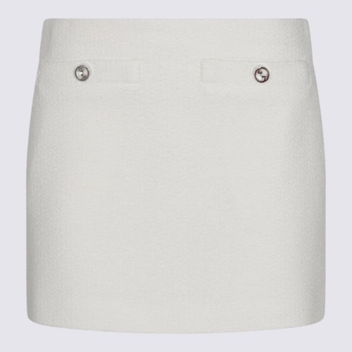 Gucci Wool Skirt With Removable Belt 'Black' - 761364-Z8BPC