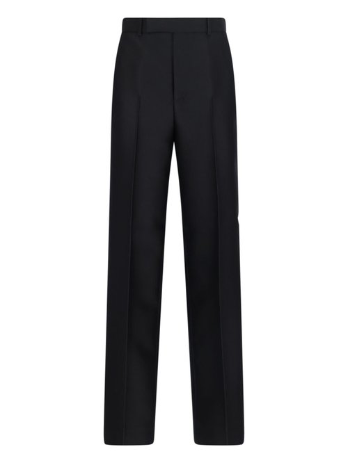 Gucci Wool And Silk Straight Pants - 814064Z7AE7_1000