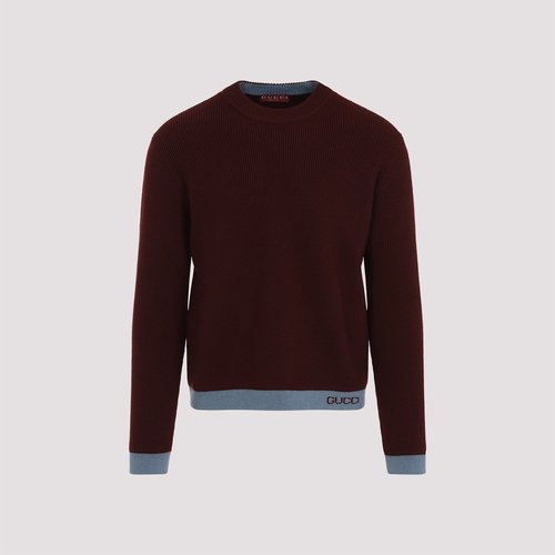 Gucci Intarsia Wool Sweater - Rose Mole - 814521-XKEJT-6733