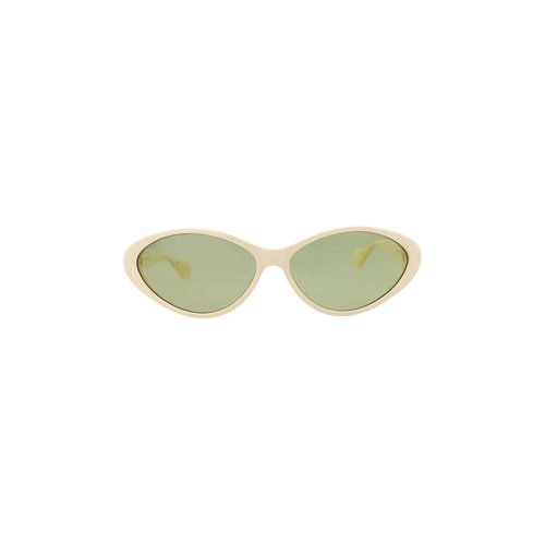 Gucci Wrap Around Sunglasses - 001 Ivory Ivory Green - GG1377S 001