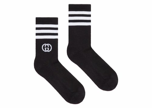 Gucci x adidas Ankle Socks - Black/White - ‎6918684G2931077