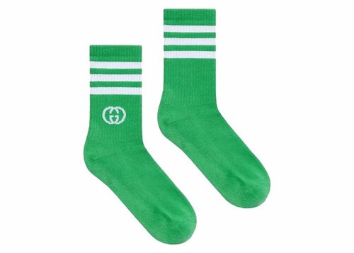 Gucci x adidas Ankle Socks - Green/White - ‎6918684G2933777