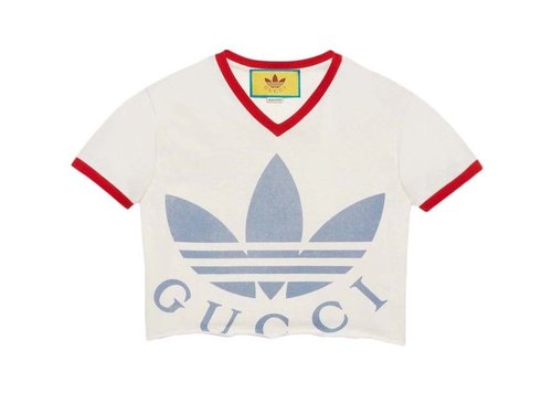 Gucci x adidas Cropped T-Shirt - White - 693637