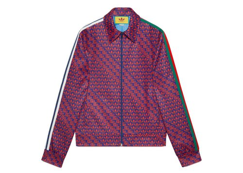 GUCCI × adidas / 22SS/Double G and Trefoil print jacket/トラックジャケット/S/692112// Gucci x adidas Double G and Trefoil Print Jacket 'Navy Blue