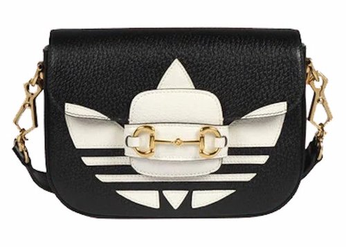 Gucci x adidas Horsebit 1955 Shoulder Bag - Black/White