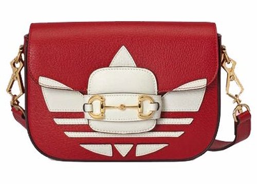 Gucci x adidas Horsebit 1955 Shoulder Bag - Red