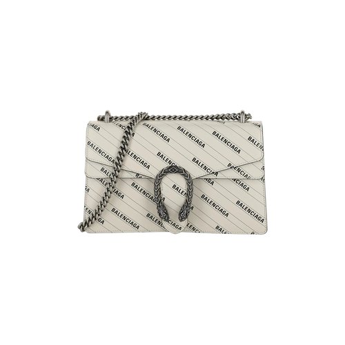 Gucci x Balenciaga Logo Print Dionysus Shoulder Bag - 400249-UK60N-9099