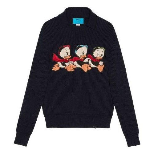 Gucci x Disney Donald Duck Cotton Wool Sweater - Dark Blue - 645287-XKBPD-4330