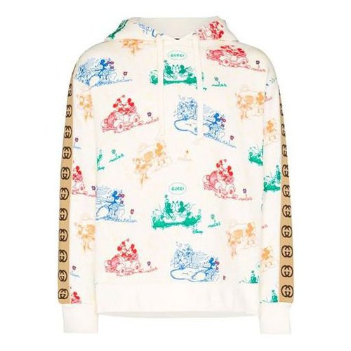 Gucci Hooded Sweatshirt - White - 601731-XJB6L-9510