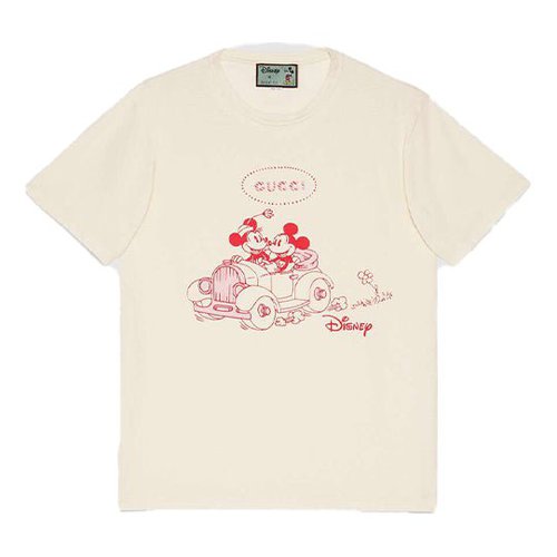 Gucci x Disney Year Of The Rat Limited Mickey Printed Retro For Beige - Cream - 604176-XJB6T-9230