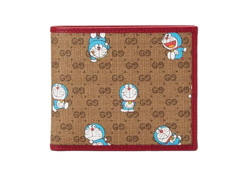 Gucci x Doraemon Bifold Wallet - Ebony/Beige