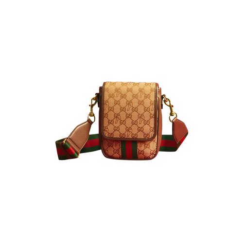 Gucci x Palace GG-P Canvas Messenger Bag With Web Shoulder Strap - 723142-FABCX-8345