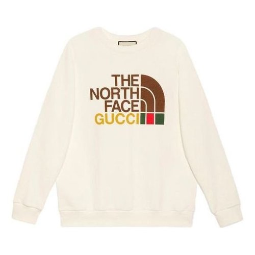 Gucci x The North Face Cotton Sweater - Beige - 617964-XJDBY-9095
