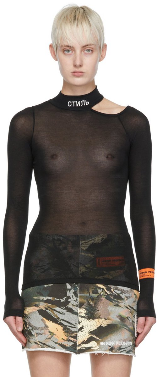 long sleeve heron preston shirt