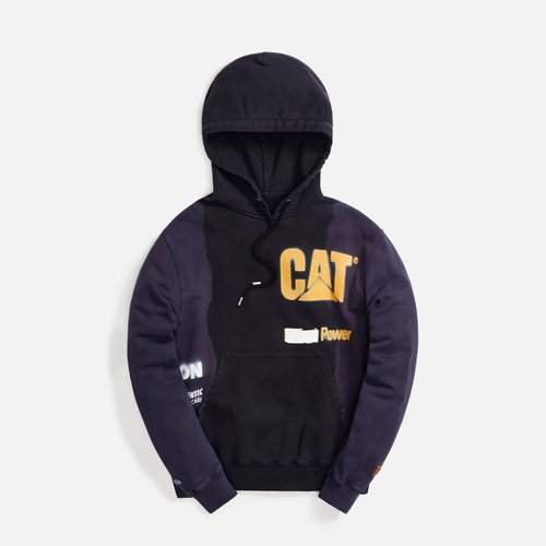 Heron Preston Caterpillar Power Hoodie - Black/Yellow - BB017S21JER0061018
