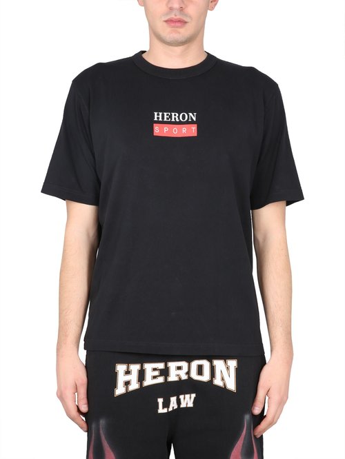 Heron Preston Crewneck T-shirt - Black - HMAA032S23JER0101025